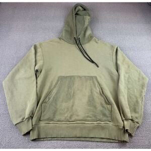 Cotton Citizen Hoodie Men XS Green Pullover Kangaroo Pocket Long Sleeve Ribbed